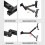 Multiple Angles Rotating Tablet Holder, Securely Wall Mount with Extendable Arm for 4-13Inch Phones and Tablets 3