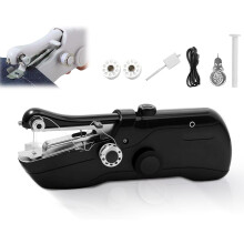 Handheld Sewing Machine – Portable Mini Electric Stitcher, Easy Fast Repair for Clothes & Fabrics, DIY Kit for Home/Travel (A Set)