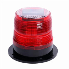 Zonneflitswaarschuwingslamp met magnetische voet, rood