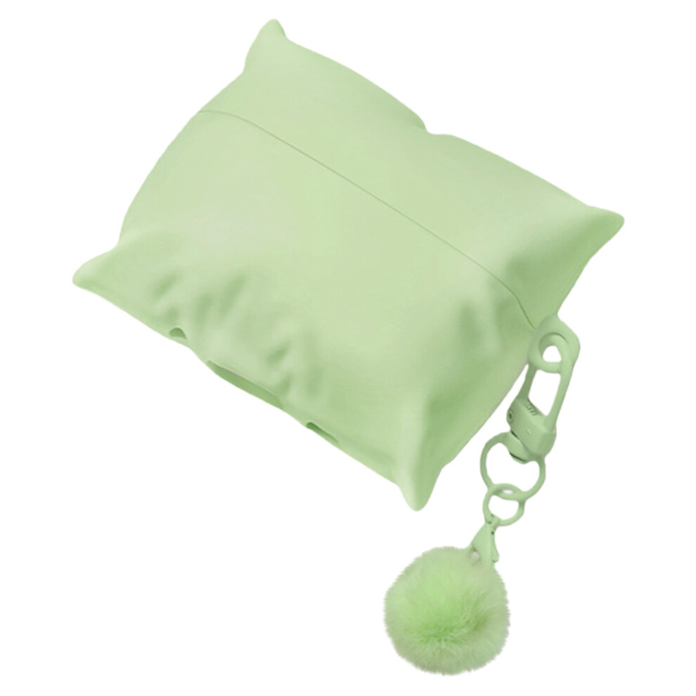 Cute Pillow Cover With Pendant Keychain For Airpods Pro 3Rd Gen Â Soft, Shockproof, Compatible With Airpods Pro 3 White 9181073328268