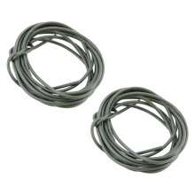 2pcs 0.5mm/0.8mm Anti Tangles Rig Tubing Fishing Hook Silicone Tube Rig Tube Rubber Sleeve Hose for Hair Rig Making