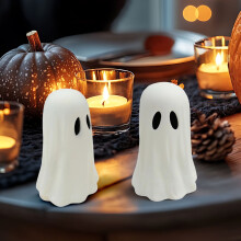 Figurine fantôme d'Halloween, décoration de table fantôme, breloque fantôme d'Halloween, fantôme en résine, pour table, étagère, fête