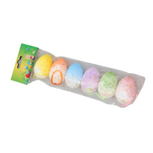 Set van 6 paasei-ornamenten – Kleurrijke paasboomversieringen, mini-paasei-ornamenten om zelf te maken voor een feestelijke sfeer en huisdecoratie.