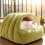 Cuccia per gatti Monster con cuscino sfoderabile, verde, L-57x37x28cm 5