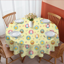 Runde Polyester-Tischdecke, 60 Zoll Durchmesser