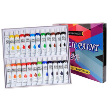 Gbayxj 1 Box Of Paint (24 Colors),Craft Stone 24 Color Pigment Ceramic Color acrlic suit Paints Paint pigment Wall Home DIY