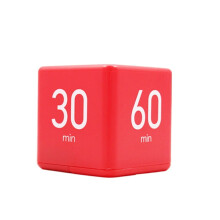 Minuteur cubique, réveil, minuteur d'apprentissage, conception à démarrage par induction de gravité, agencement rationnel du temps, renforce