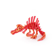 1 stuk 3D-geprinte beweegbare dinosaurus Echinosaurus-figuur, draakenbotmodel, bureaudecoratie, creatief nieuwigheidje
