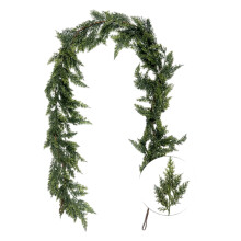 Kunstmatige simulatie kerstbladeren, zachte naaldrank voor deurdecoratie, wanddecoratie, vakantiehuisdecoratie en feestversiering, B