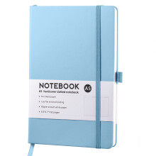 Carnet A5 en cuir avec élastique, 96 feuilles lignées, papier premium 100 g/m², pochette intérieure – Convient aux étudiants et aux