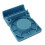 Scolabicchieri in silicone blu 16x4x11,5 cm 1