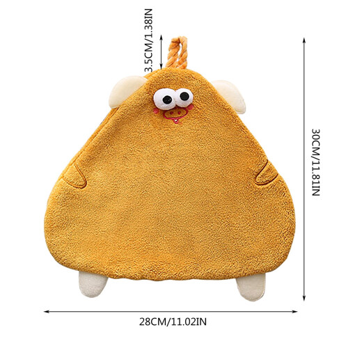 Pig-shaped water-absorbent dishcloth for kitchen and 2