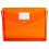 Envelope transparente para documentos com fecho de pressão – Bolsa para guardar certificados e documentos legais, multicolorida, compatível com 1