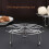 Stainless Steel Circle Roasting Rack 6.3/7.8/9.5/11in Insert Kitchen Cookware 3