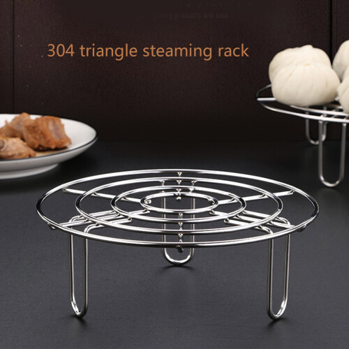 Stainless Steel Circle Roasting Rack 6.3/7.8/9.5/11in Insert Kitchen Cookware 2
