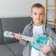 Ukulélé jouet pour enfants avec cordes en nylon – Mini guitare pour