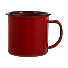 Mug en émail, tasse à café, tasse de camping, tasse à thé, tasse en métal vintage, tasse à boire, eau, fer, voyage, camping, rétro