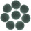 8 boules de mousse florale vert olive de 9 cm 1