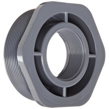 Douille de réduction Flowline LM52-3800PVC, filetage NPT 4" x 2".