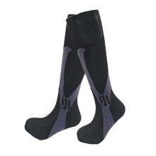 Electric Heated Socks Outdoor Sport Socks Fast Heating For Skiing Sport Supplies (Black)