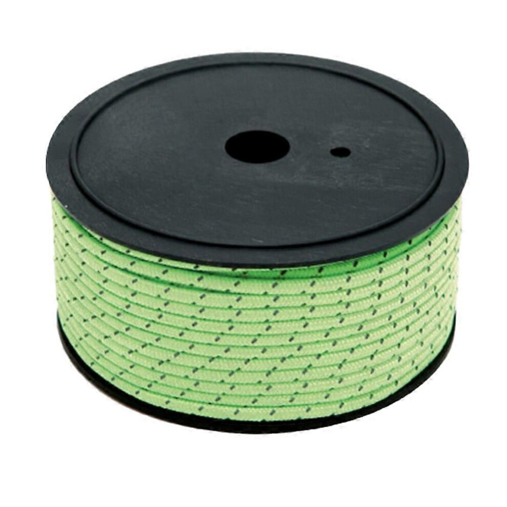 50M Luminous Reflective Tent Rope Windproof Camping Cord Guyline,Diameter: 5Mm 9558633944648