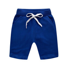 Toddlers Shorts for Boys Girls Spring Summer New Solid Elastic Waist Casual Pants, Sizes 1-9 Years