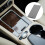 Copertura scorrevole grigia per portabicchieri da auto, per console centrale e accessorio organizer per bevande. 1