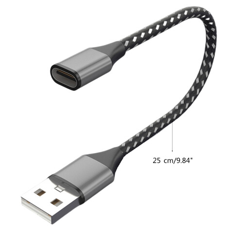 Καλώδιο επέκτασης USB C τύπου C θηλυκό σε USB2.0 αρσενικό μετατροπέα επέκτασης 2