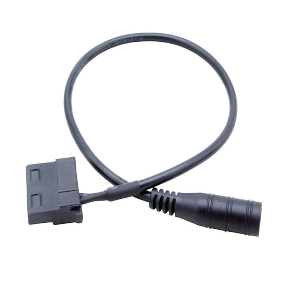 Pvc Computer Fan Power Converter Cable 55X21mm To 4Pin Port For Multiple Device Compatibility Cord 9558633941616