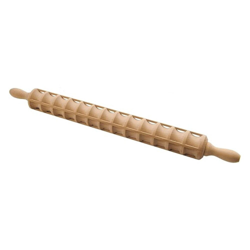Rolo de massa para ravióli em madeira de faia, 40 raviólis, 60 cm (23,6 polegadas)