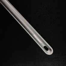 Outdoor Camping Spoon Titanium Silver for Food Shops 1Pack