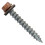 #14 Βίδες Μεταλλικής Στέγης: (250) Βίδες x1-1/2" Βίδες Στέγης με Εξάγωνη Κεφαλή Χάλκινου 1