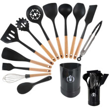 Espátula multifunción para cocinar, cuchara de silicona antiadherente para sartenes (modelo 2026), utensilio de cocina de silicona mate para