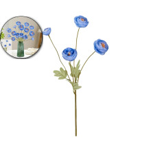 Buchet de ranunculus artificial 58cm – Culori vibrante