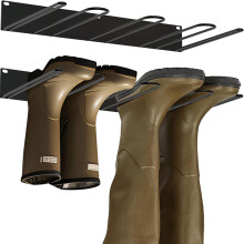 Étagère murale en métal pour bottes hautes, sèche-chaussures, rangement et séchage, revêtement antirouille, idéale pour placard, entrée ou