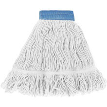 Recharges de têtes de balai à franges en coton résistant avec embouts bouclés, bandeau de rechange de 15 cm
