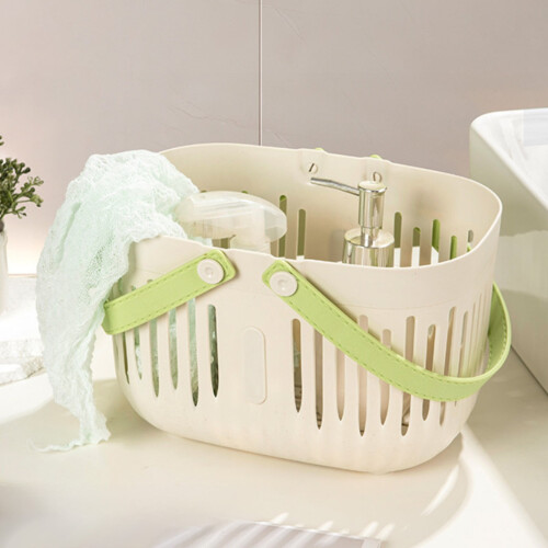 Panier de bain avec séparation humide/sec – Plastique, 25,5 x