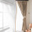 Boho Flower Curtain Tiebacks Beige Brown2Pack 5