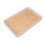 Bandeja de plástico rectangular apilable de 30 x 19,5 cm 2