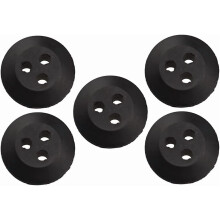 5 phíosa Grommet Feadán Umar Breosla Dubh do Echo
