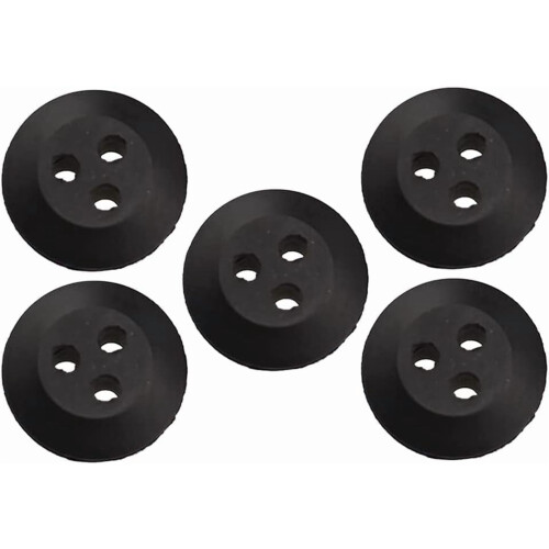 5 phíosa Grommet Feadán Umar Breosla Dubh do Echo