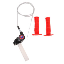 1Set Universal Atv Dirt Bike Throttle Cable with Ergonomic Rubber Motorcycle Handle Grip