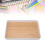 Bandeja de plástico rectangular apilable de 30 x 19,5 cm 4