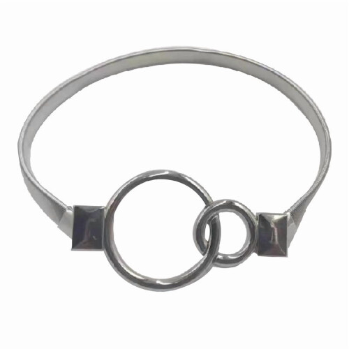 Embrasses de rideaux métalliques style perforé (2 pièces)