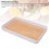 Bandeja de plástico rectangular apilable de 30 x 19,5 cm 7