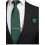 Solid Color Formal Necktie and Pocket Square Tie Clip Sets for Men 1