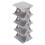 Vertical Shoe Rack White 5-Tier Space-Saving 2