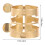 Coated Copper Golden Rectangular Saxophone for Alto Saxophone Enthusiasts and Students 1Pack 2