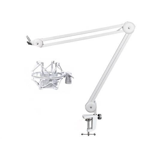Professional Mic Boom Flexible Adjustable Microphone Stand Mount with/without Windshield for Studio and Home Recording 2