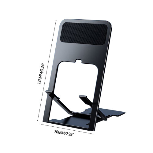 Foldable Phone Stand 4-Angle Height Adjustable Desktop Holder for 4.5-15" Phone/Tablets 2
